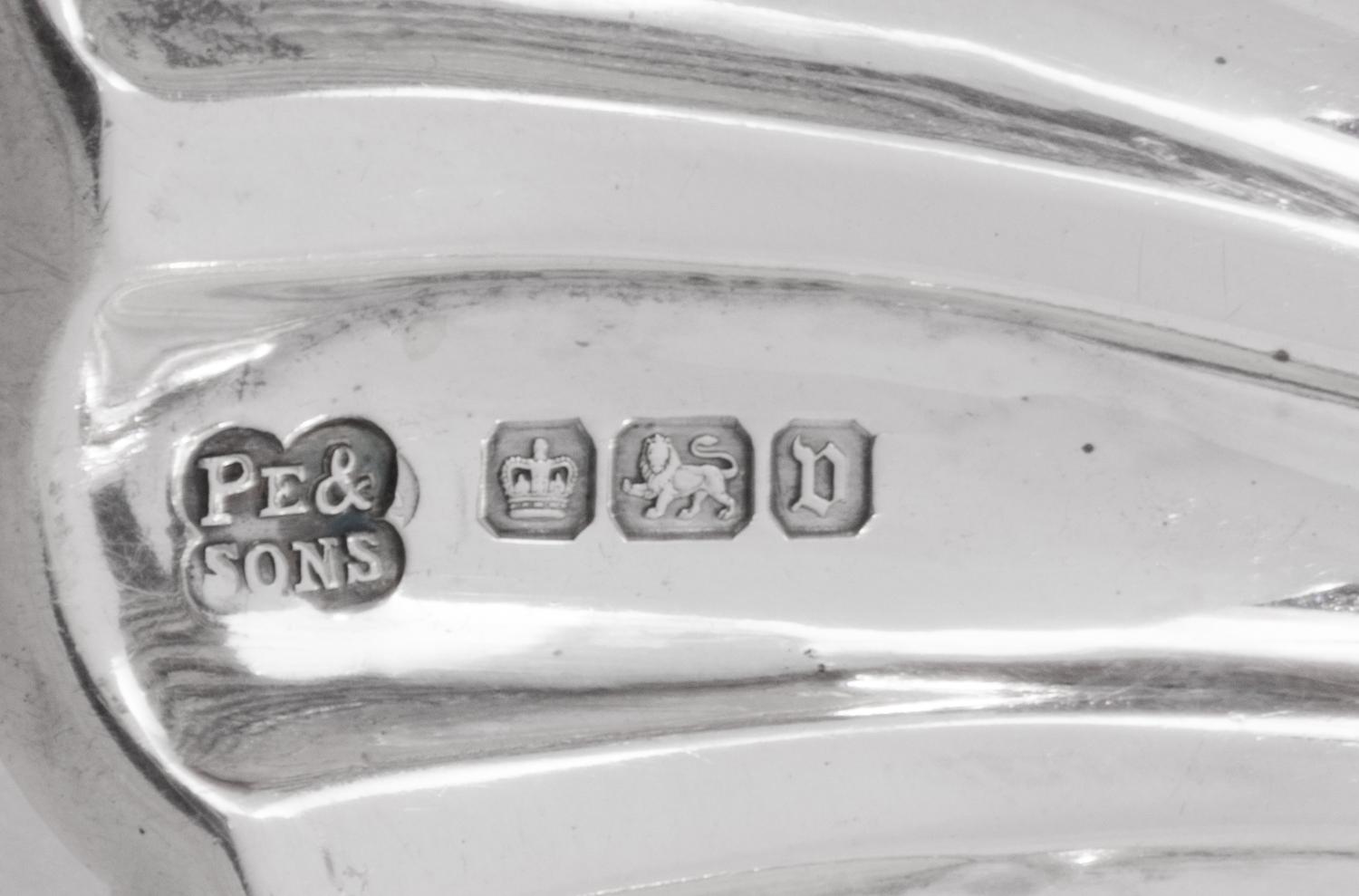 Two Mexican Silver Scallop-Form Candy Dishes
