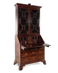 A George III Mahogany Secretary Bookcase