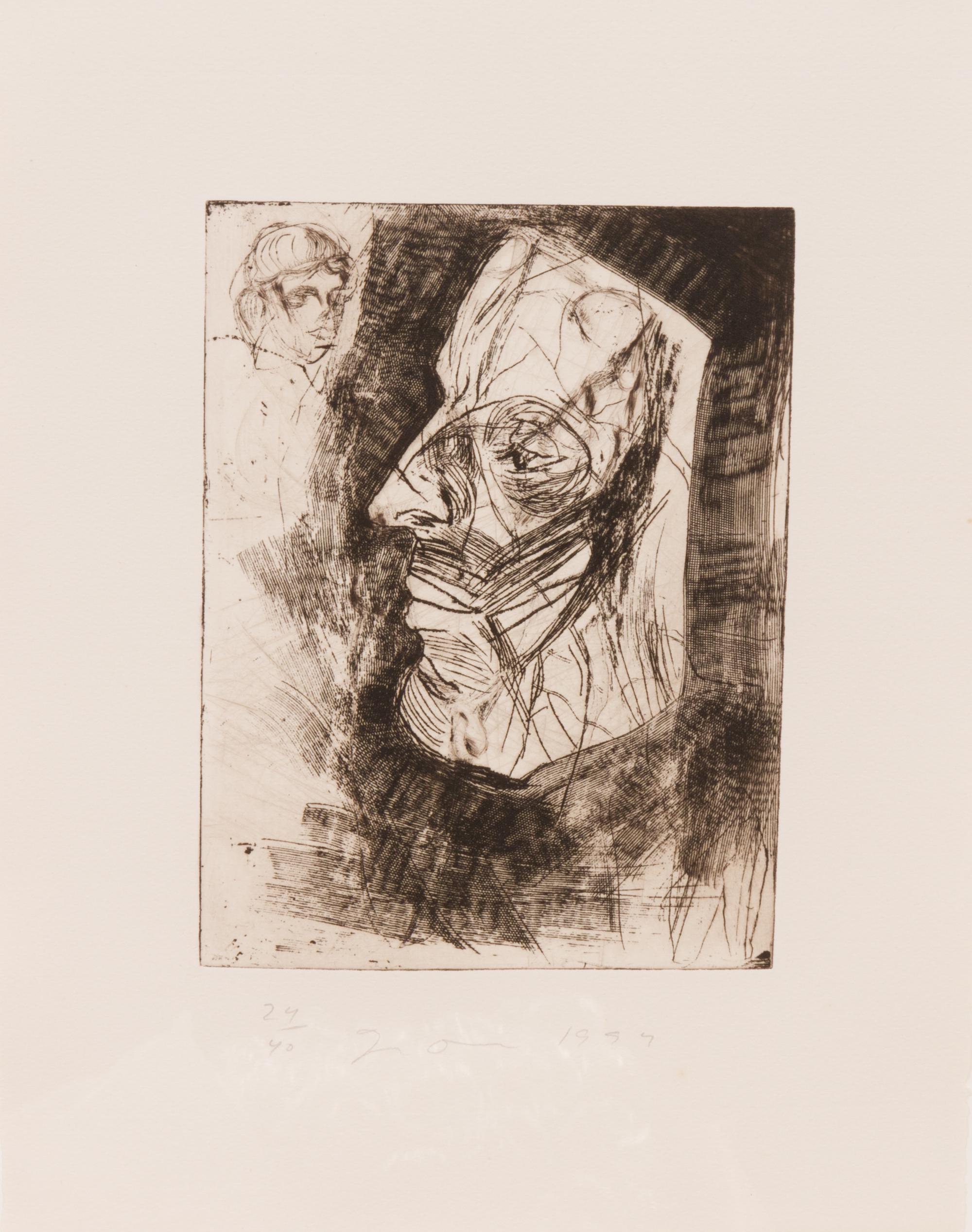 Jim Dine, (American, b. 1935), Nine Studies for Winter Dream, 1995 (a portfolio of 9 framed prints)