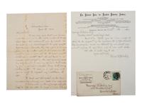 [CIVIL WAR - UNITED STATES COLORED TROOPS]. A group of 4 documents related to officers of USCT and Buffalo Soldier regiments including 2 ALsS from General Edward W. Hincks.