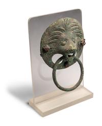 A Roman Bronze Lion Handle
