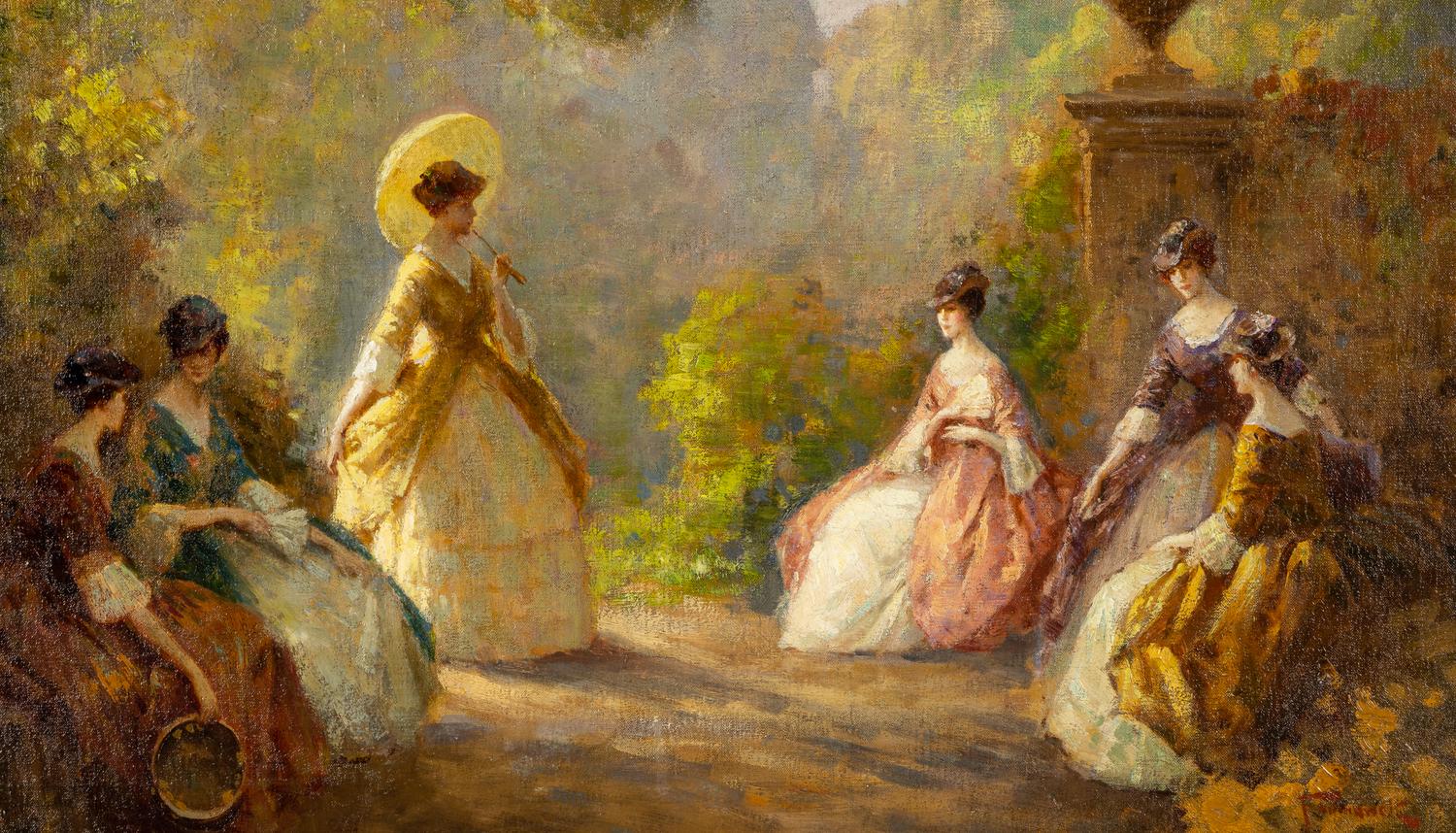 Ladies in the Garden, 1920