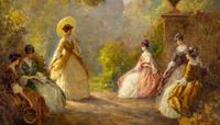 Ladies in the Garden, 1920
