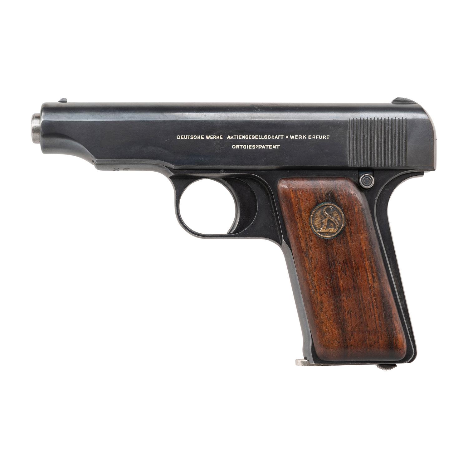 **Ortgies' Patent .380 Pistol 5th Variant by Deutsche Werke Aktiengesellschaft