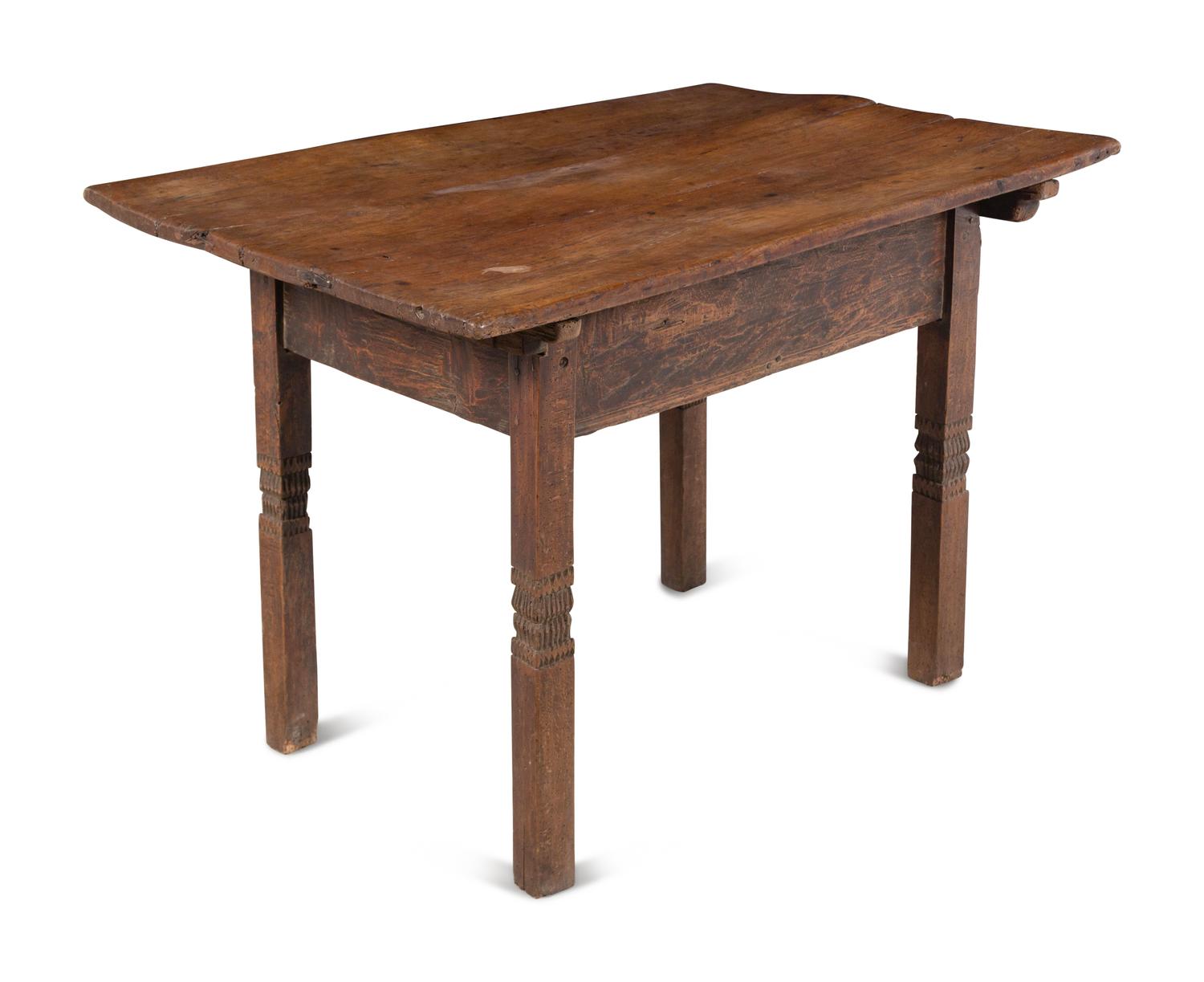 A Continental Walnut Table