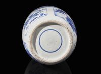 A Chinese blue and white rouleau vase, possibly Guangxu period 青花棒槌瓶 可能為光緒