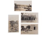 [AFRICA]. A group of late 19th and early 20th century photographs taken in Zaria, Tanganyika, and sub-Saharan regions, including:
