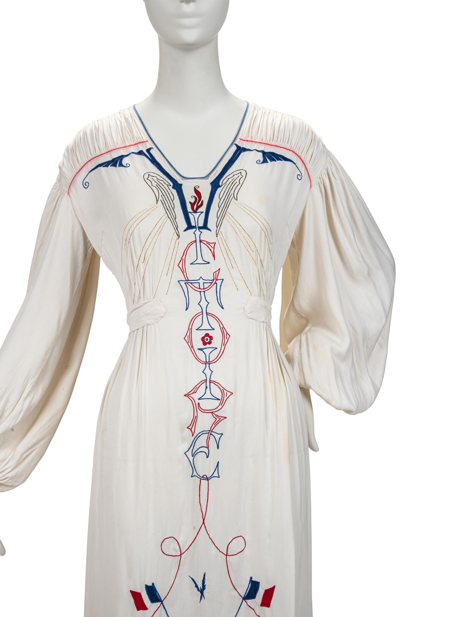 " Victoire" Dress, Galeries Lafayette,1930-40s