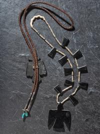 Contemporary Kewa Thunderbird Necklace and Bolo Tie
