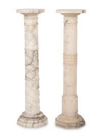 Two Italian Alabaster Columns