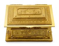 A French Gilt Bronze Jewelry Casket