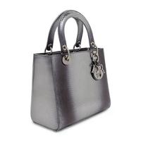 Christian Dior, Medium Lady Dior in Metallic Lizard Skin