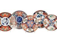 37 Japanese Imari Porcelain wares