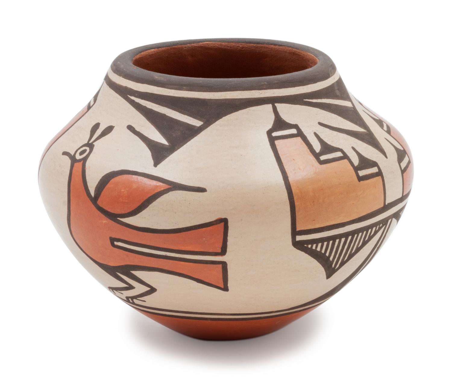 Polychrome Vessel with Birds