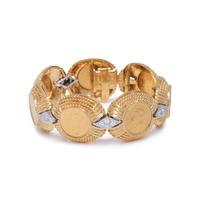 YELLOW GOLD, COIN AND DIAMOND SET