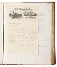 [ENGINEERING] -- [CIVIL WAR]. Group of 3 letterpress copybooks containing ca 1885-1895 correspondence of US Army officer and engineer Orlando Metcalf Poe (1832-1895).