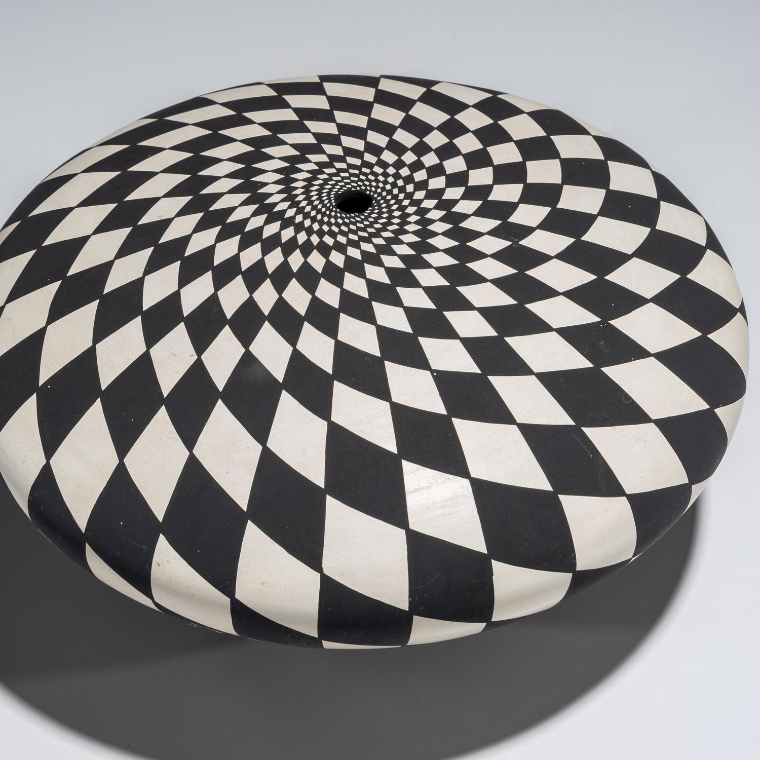 Pottery Jar, Op-Art Design