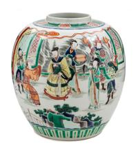 A Wucai Porcelain Jar