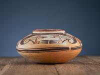 Hopi Polychrome Pottery Jar