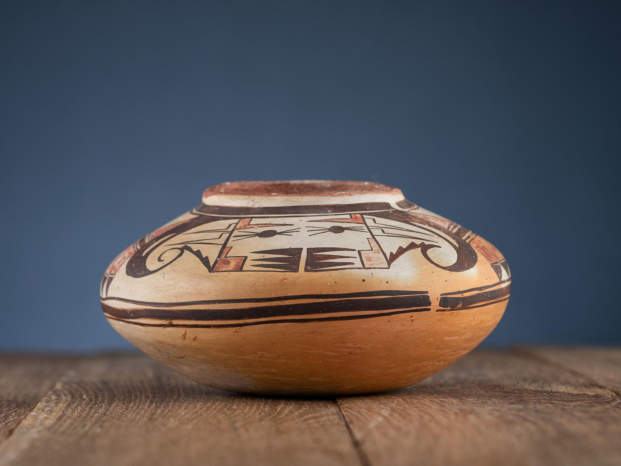 Hopi Polychrome Pottery Jar