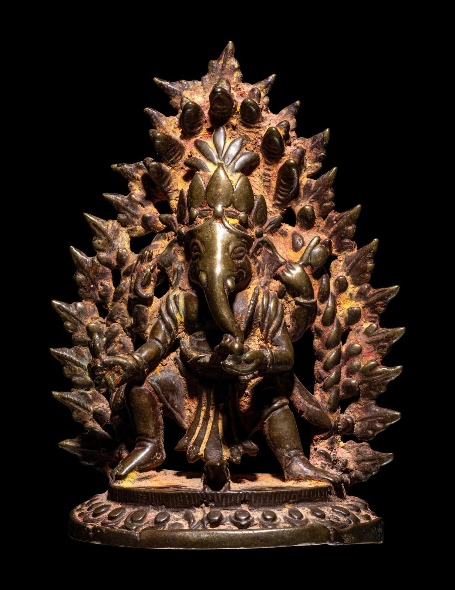 Five Nepalese Bronze Figures of Deities