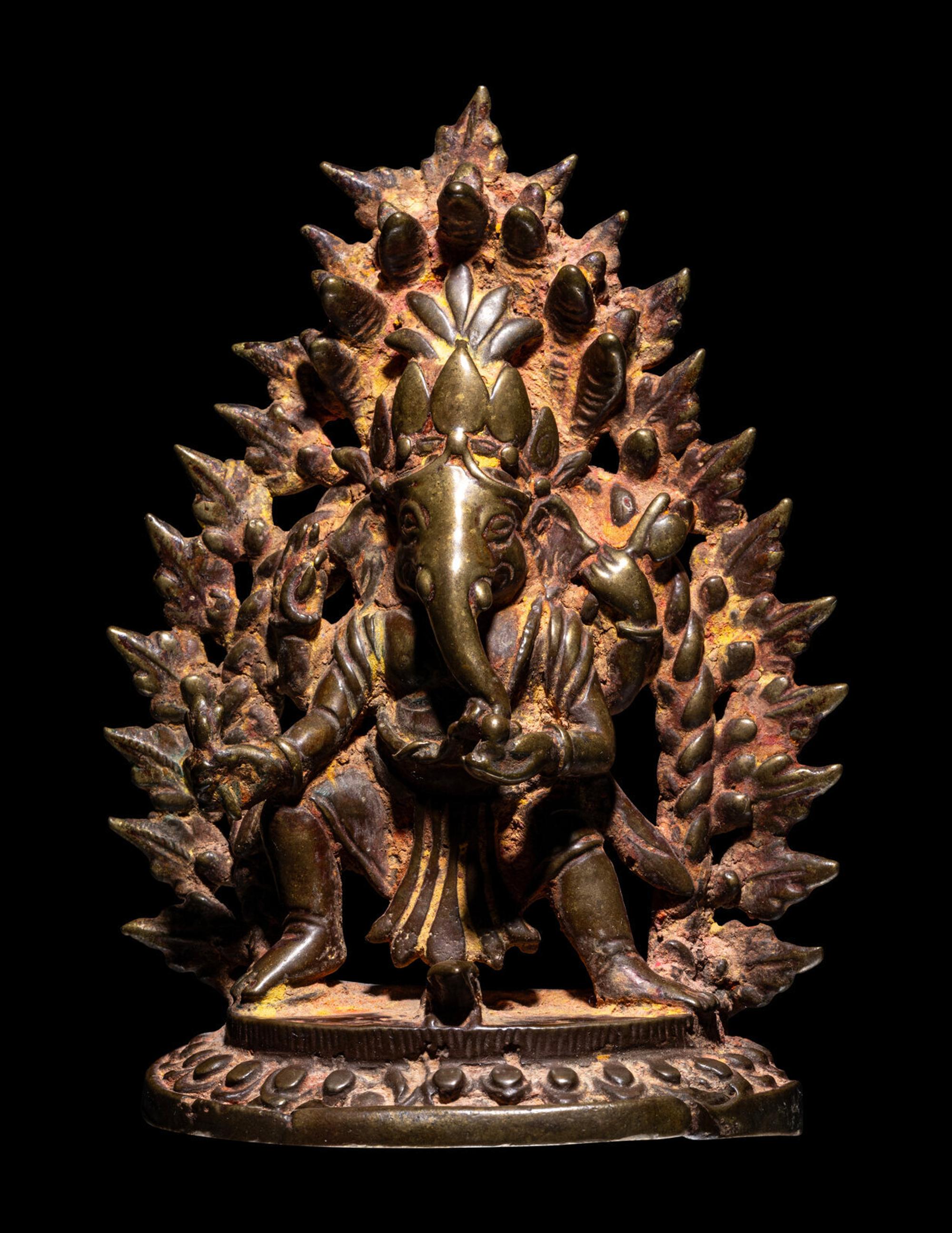 Five Nepalese Bronze Figures of Deities