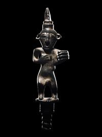 A Syro-Hittite Bronze Deity Figure