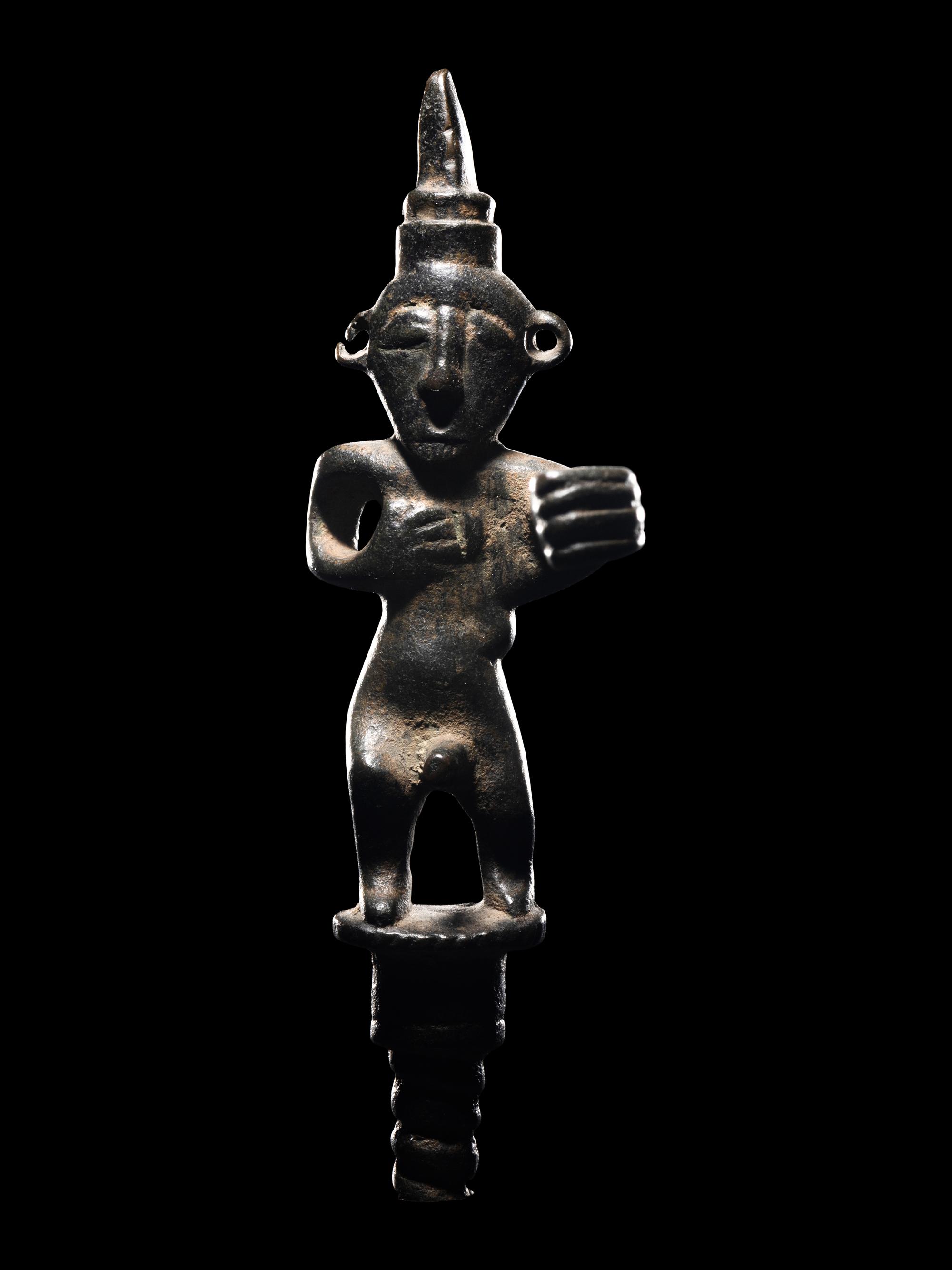 A Syro-Hittite Bronze Deity Figure