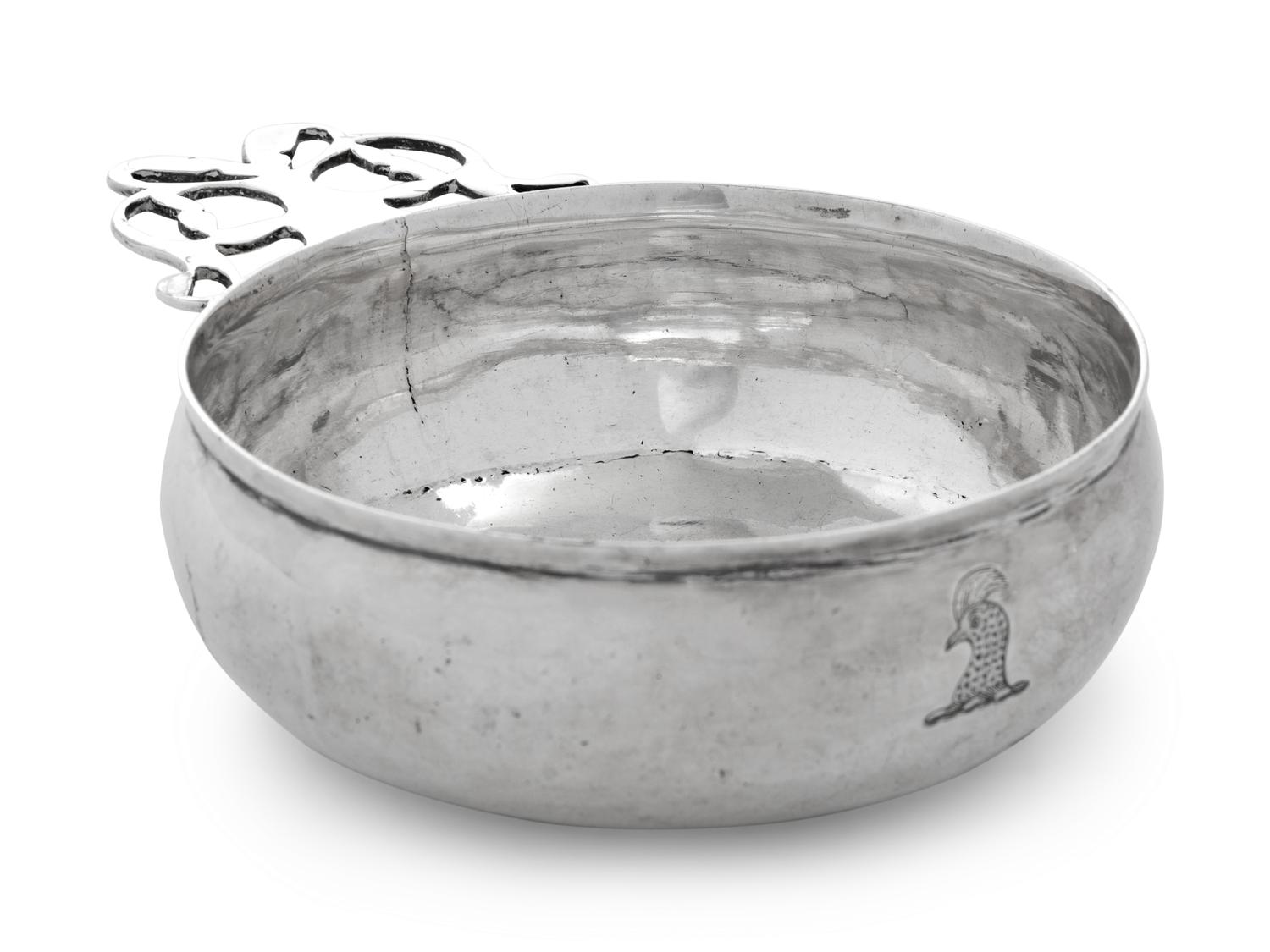 An American Silver Porringer