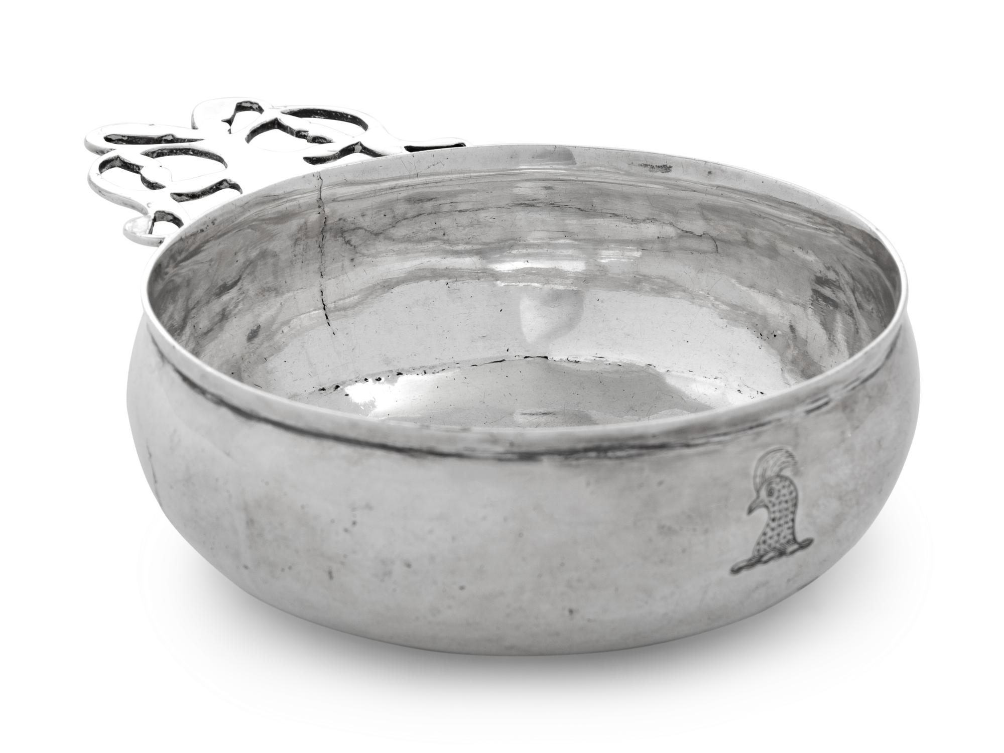 An American Silver Porringer