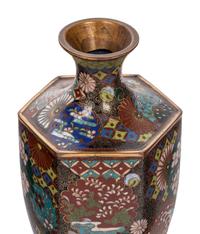Three Japanese Cloisonné Vases