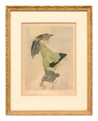 Trottin sous la pluie (Delivery Girl in the Rain)