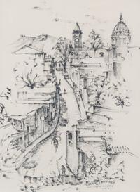 Max Fernekes, (Wisconsin, 1905-1984), San Miguel Allende, 1968
