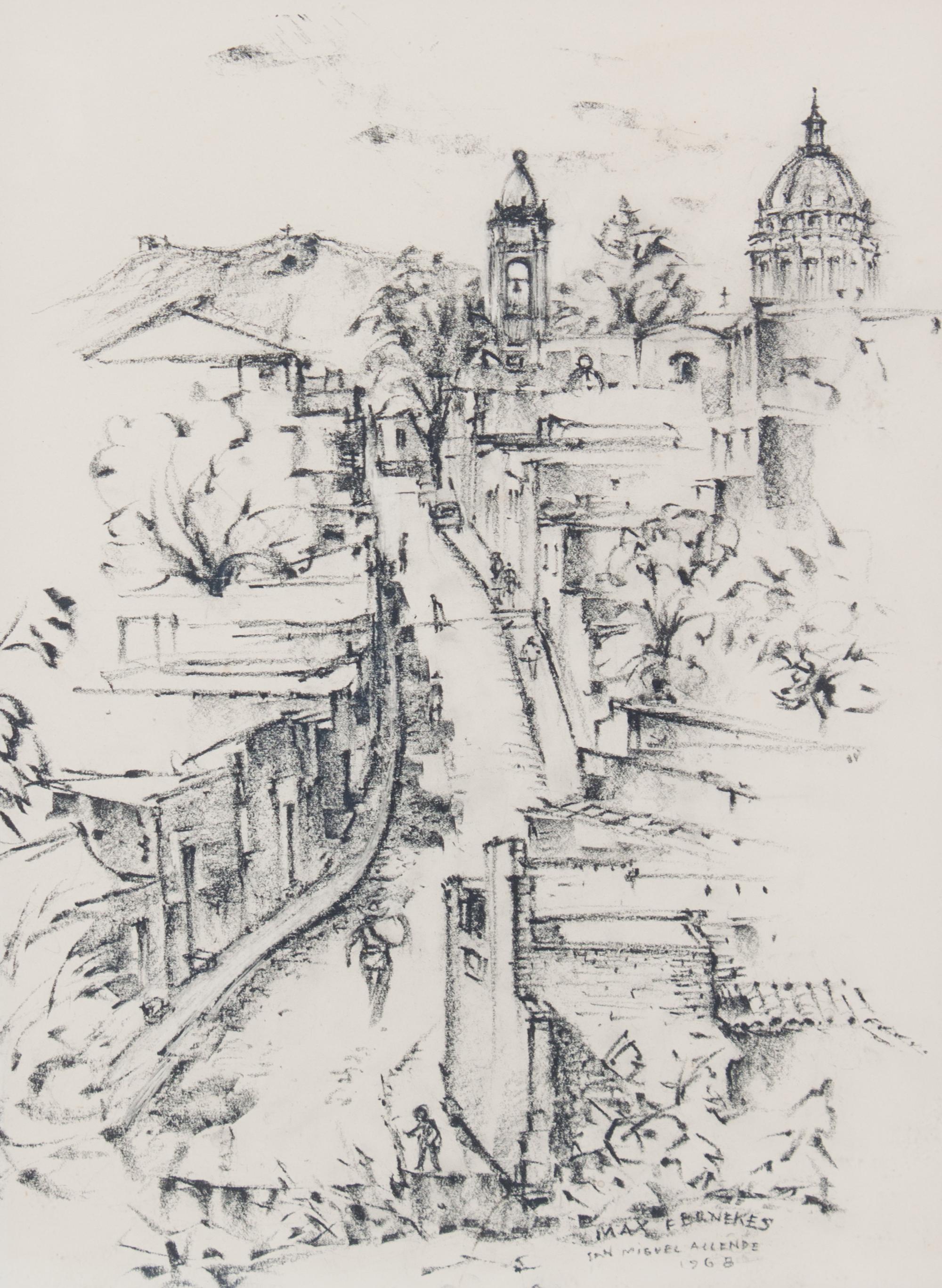 Max Fernekes, (Wisconsin, 1905-1984), San Miguel Allende, 1968