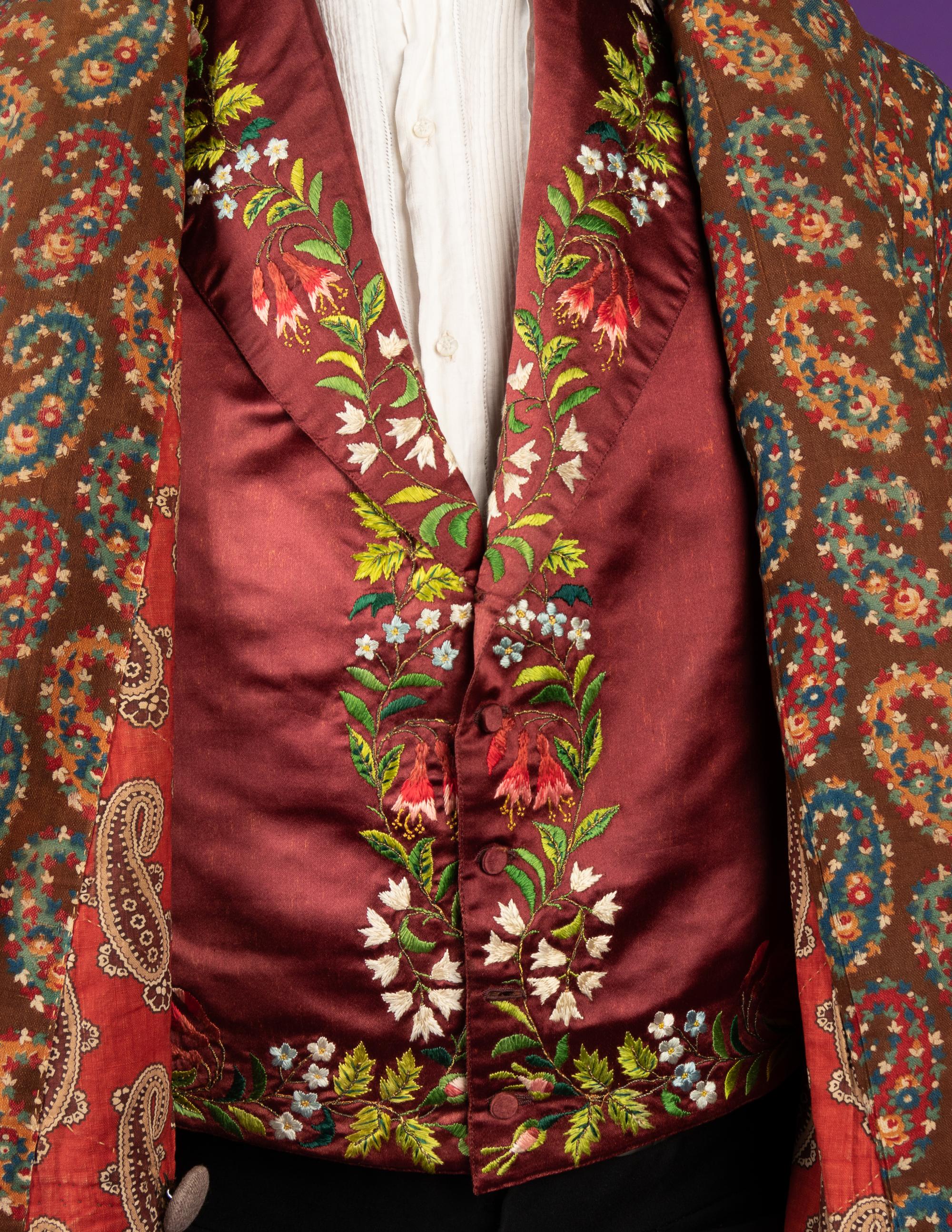 Two Men's Banyan Robes, 1840 & 1870