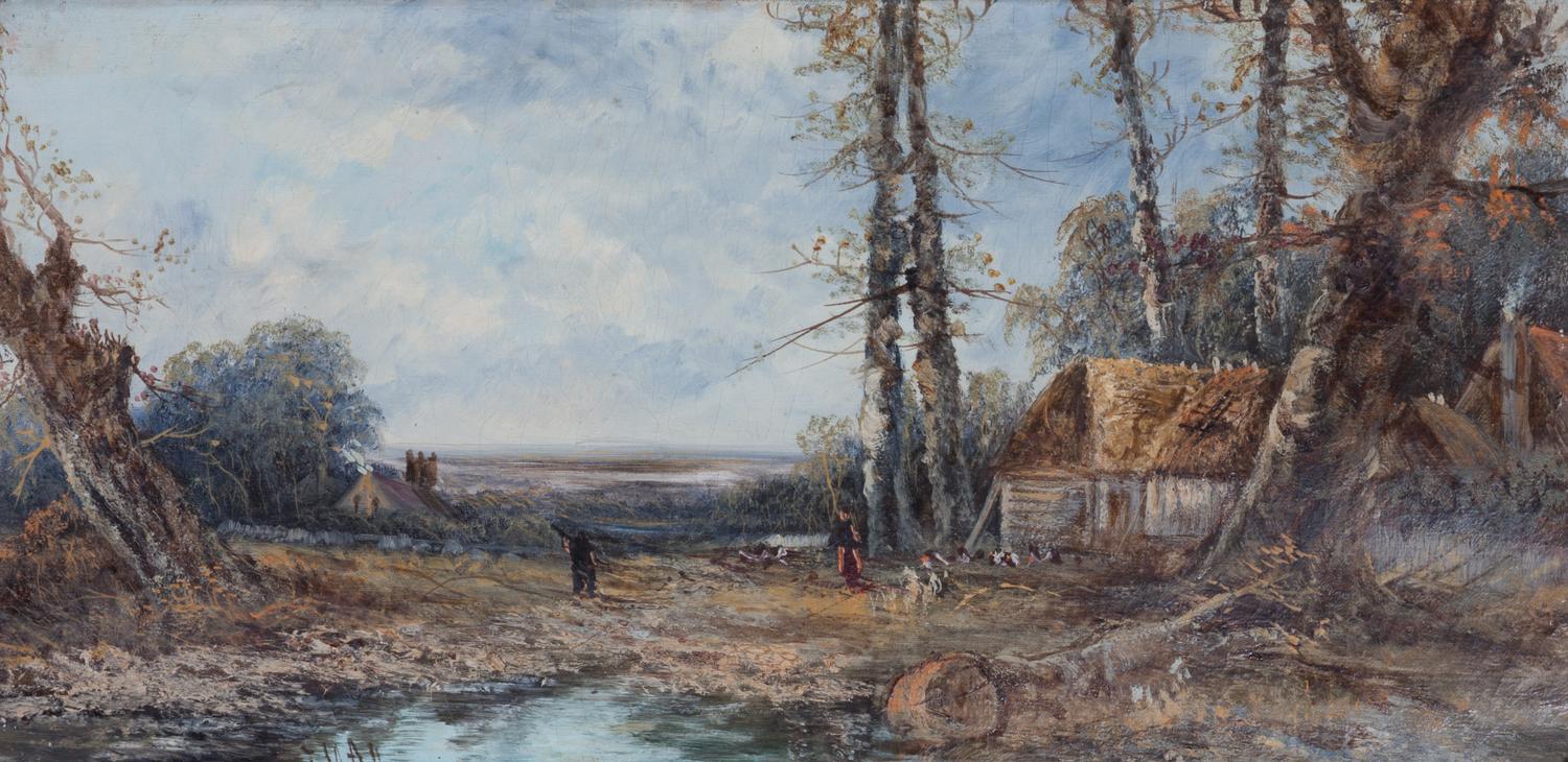 Artist Unknown, (20th century), Winter Forest Landscape
