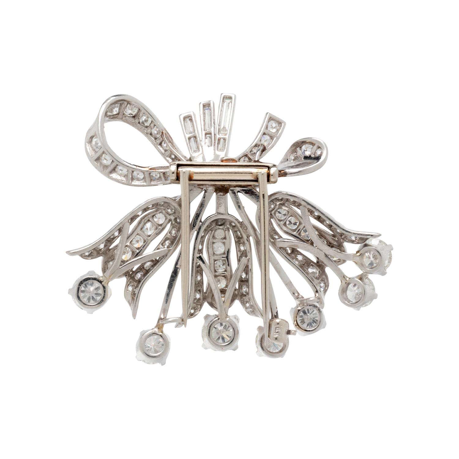 MARIANNE OSTIER, DIAMOND FLOWER BOUQUET BROOCH