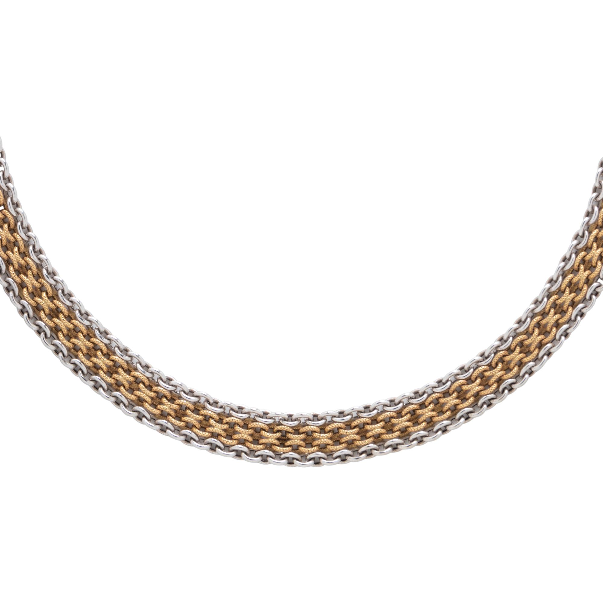 BICOLOR GOLD NECKLACE