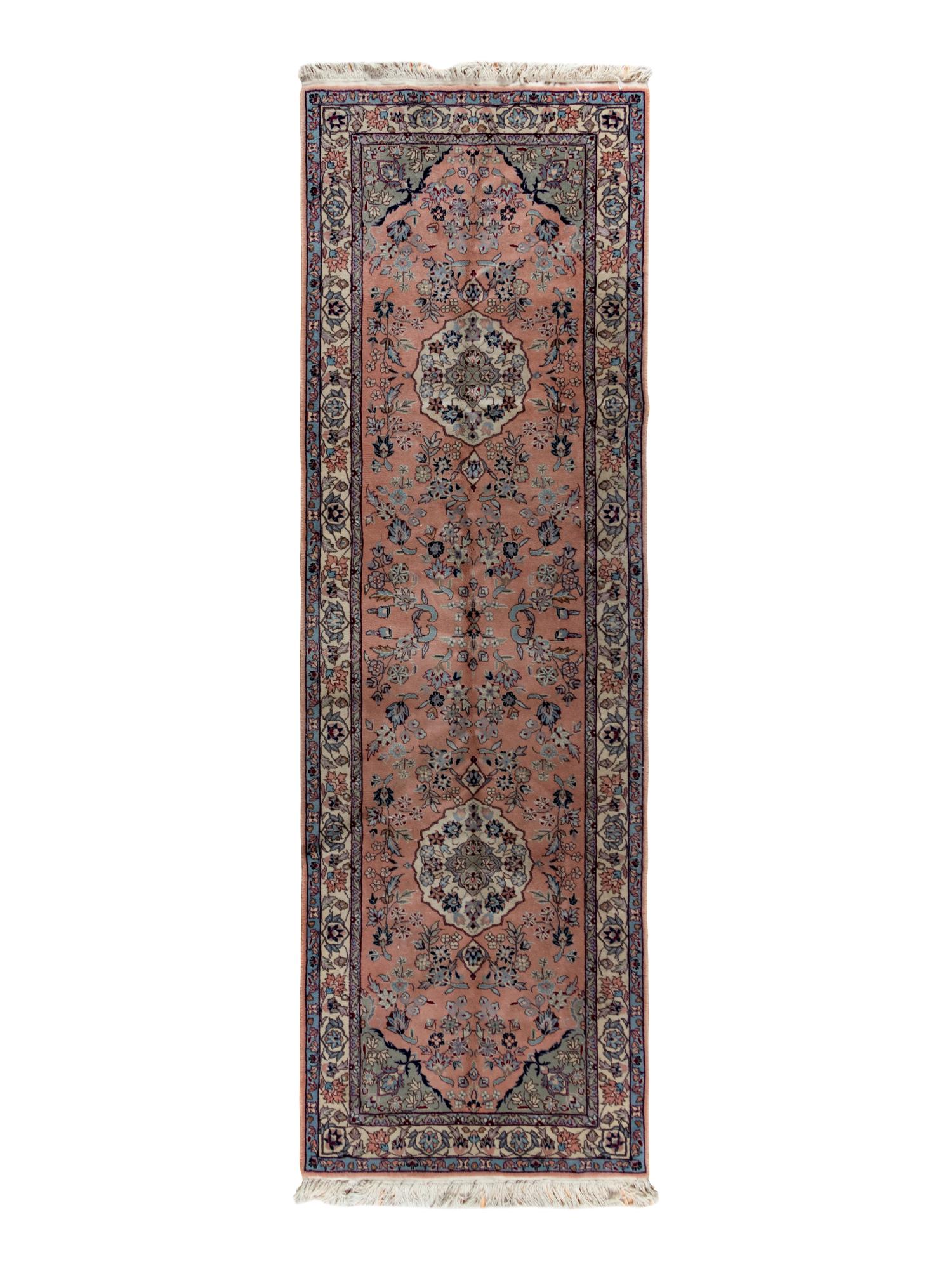 A Kashan Wool Runner
