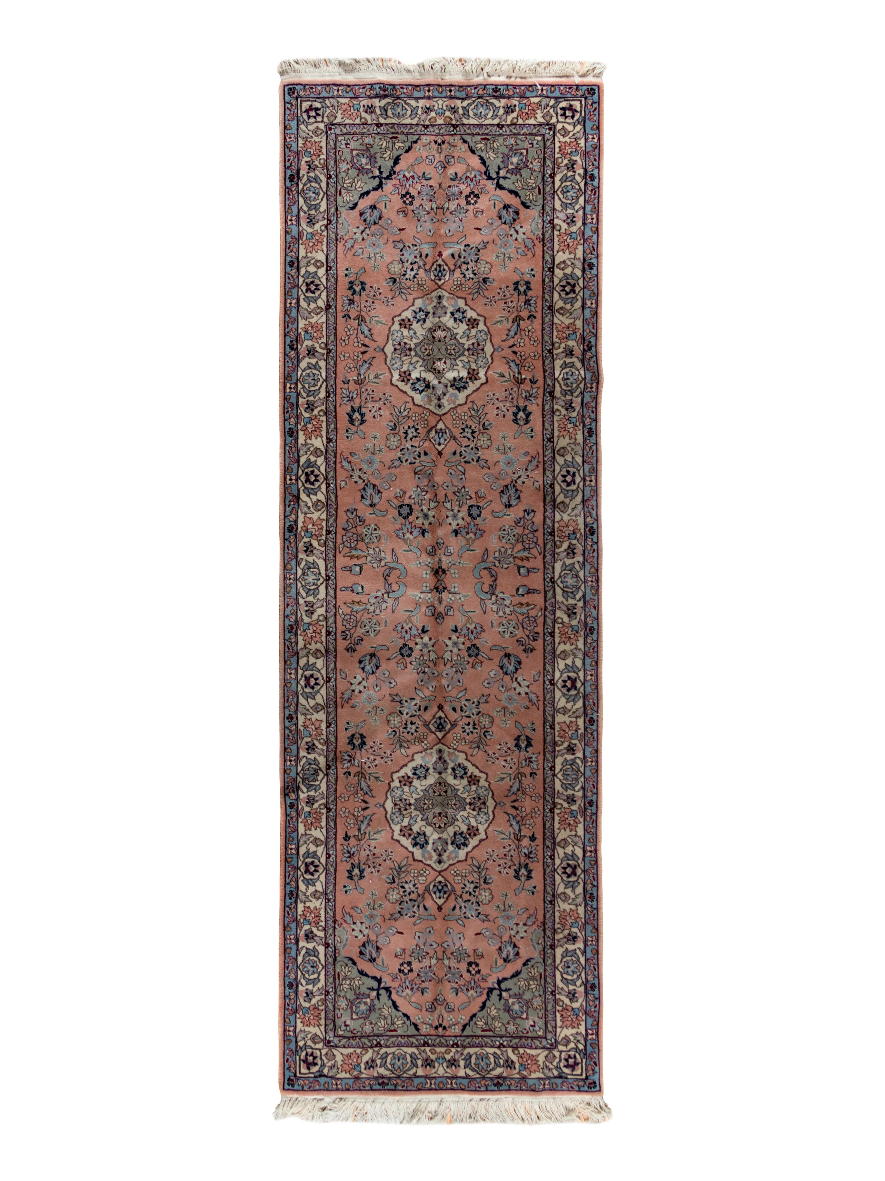 A Kashan Wool Runner