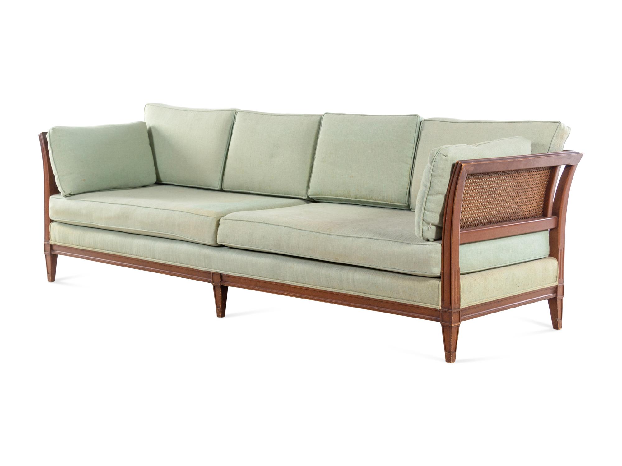 Cane Back Sofa