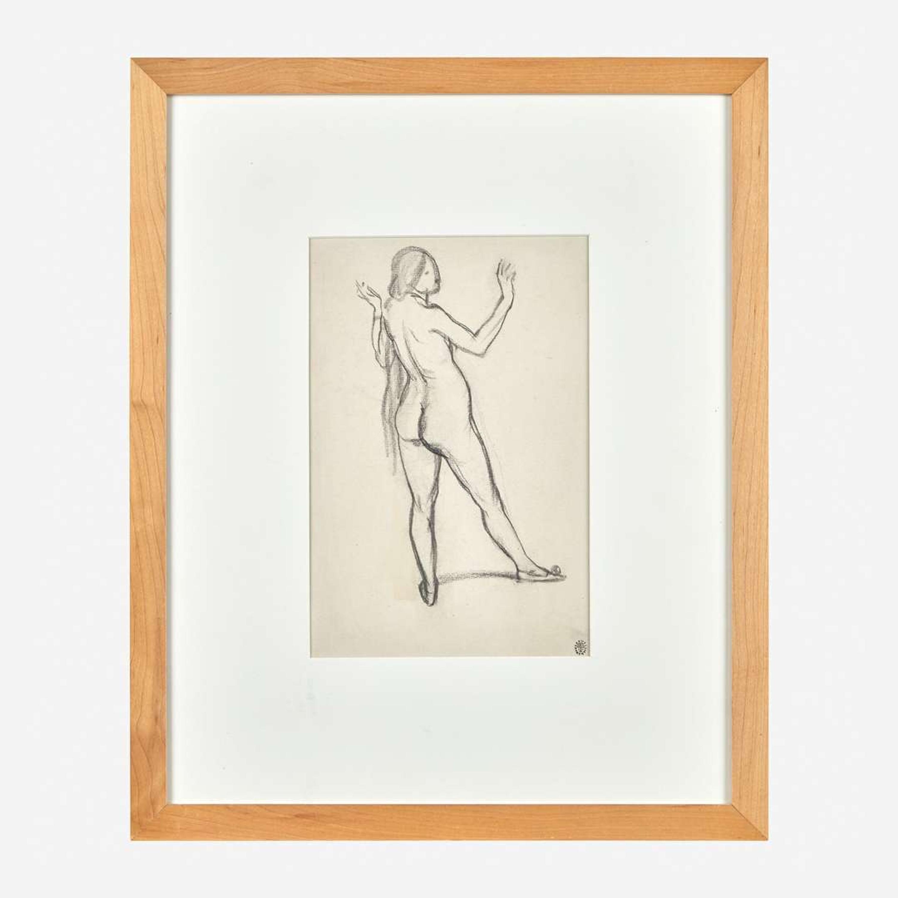 Rockwell Kent (American, 1882-1971) Standing Female Nude