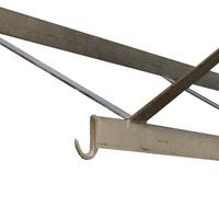 A Metal Pot Rack 86" W x 24" D x 13" H — United States, 20th Century