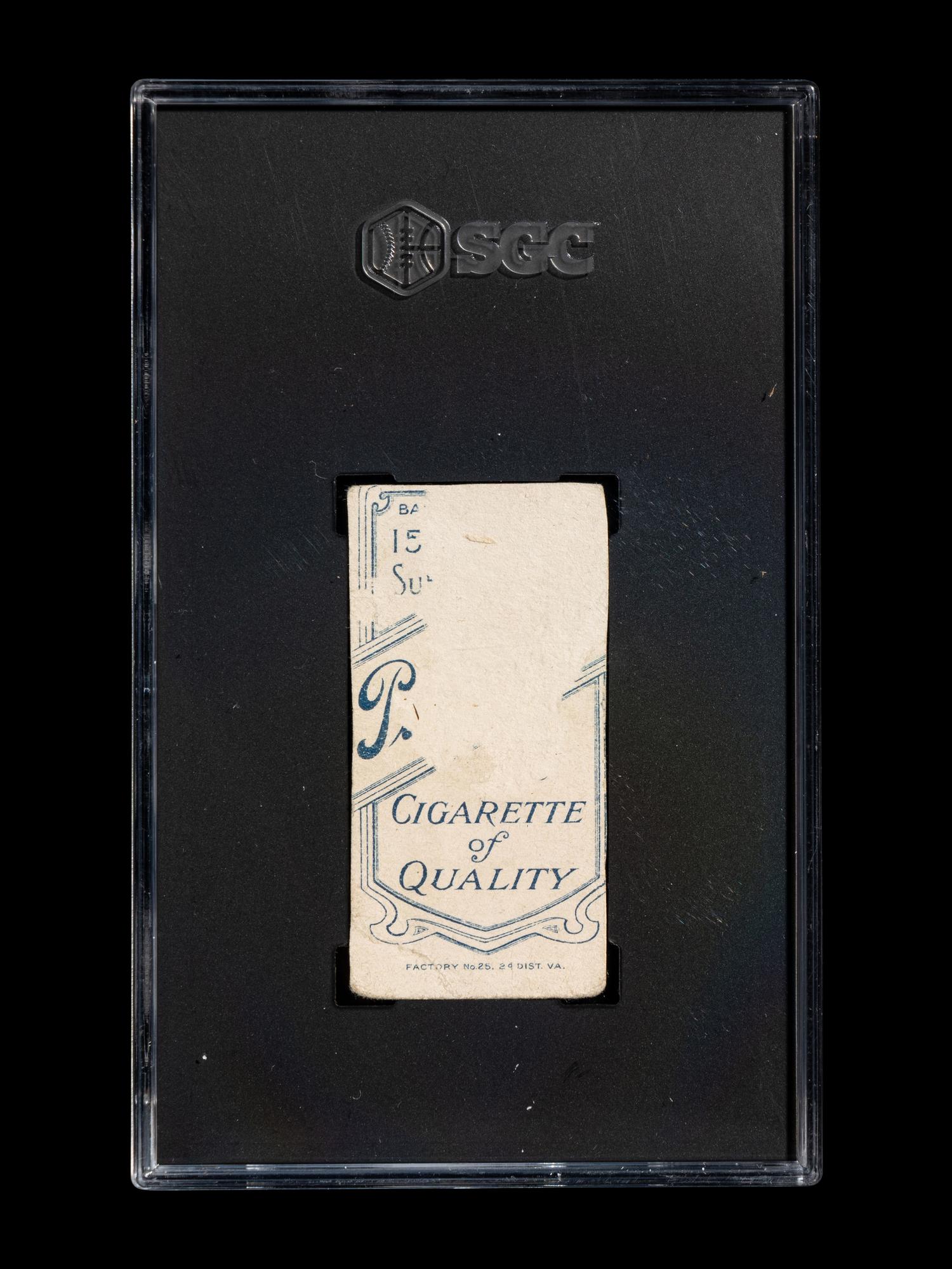 A Group of Three Early 20th Century Tobacco Baseball Cards (SGC AUTHENTIC),