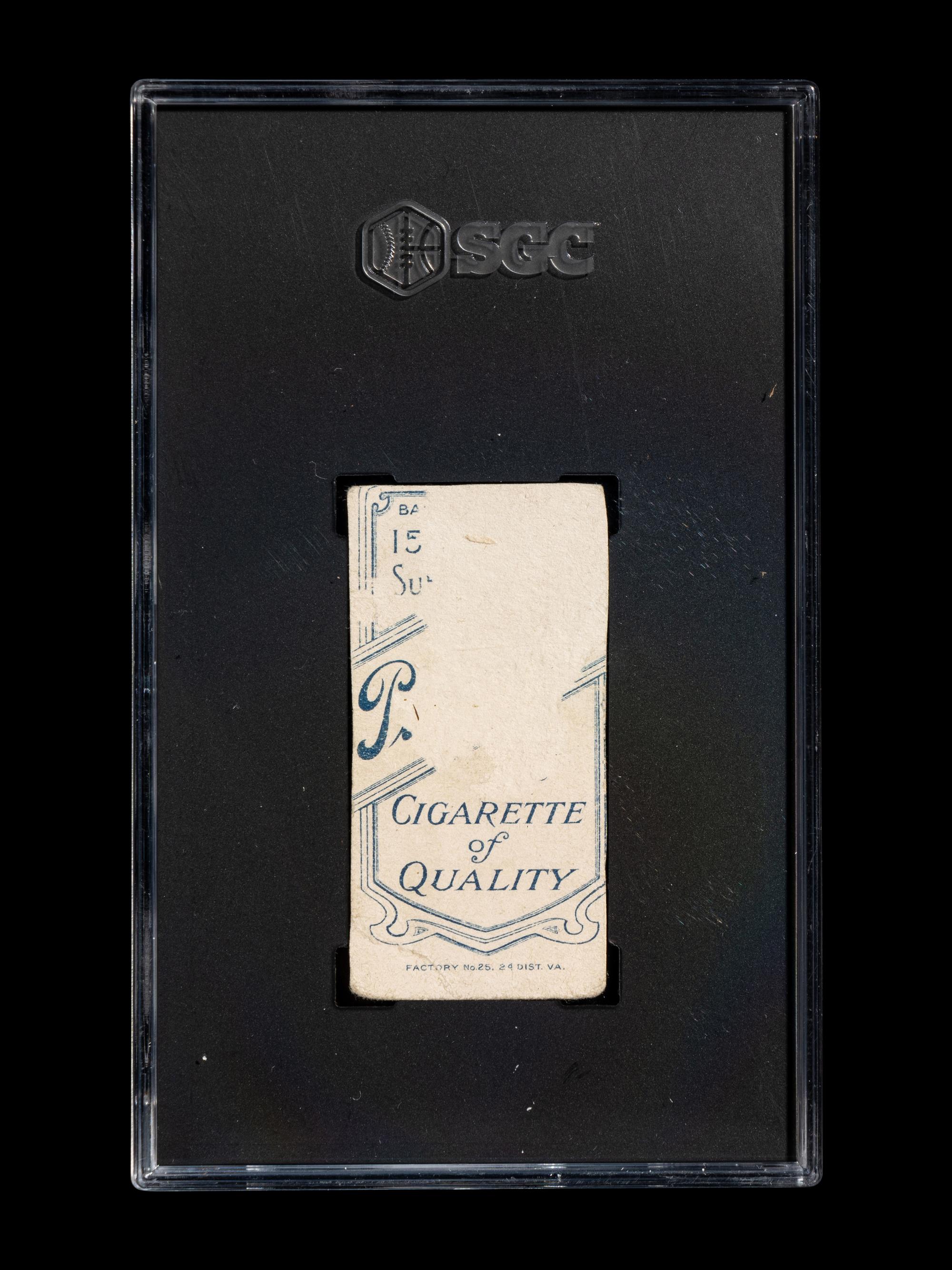 A Group of Three Early 20th Century Tobacco Baseball Cards (SGC AUTHENTIC),