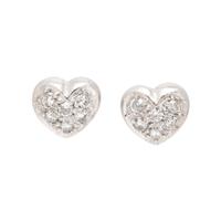 WHITE GOLD AND DIAMOND EARRINGS AND NECKLACE
