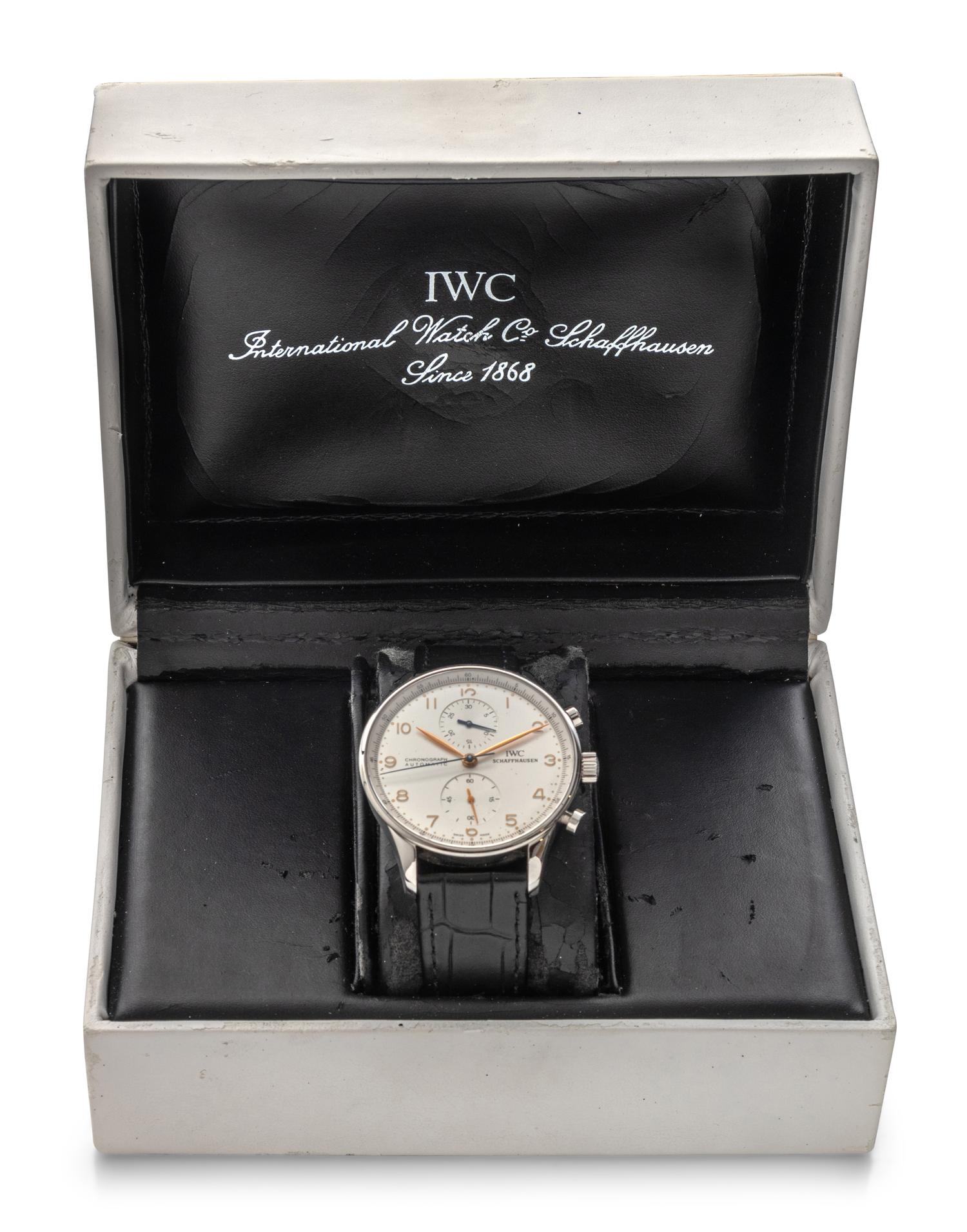 IWC, REF. 3714 STAINLESS STEEL 'PORTUGUESE' WATCH