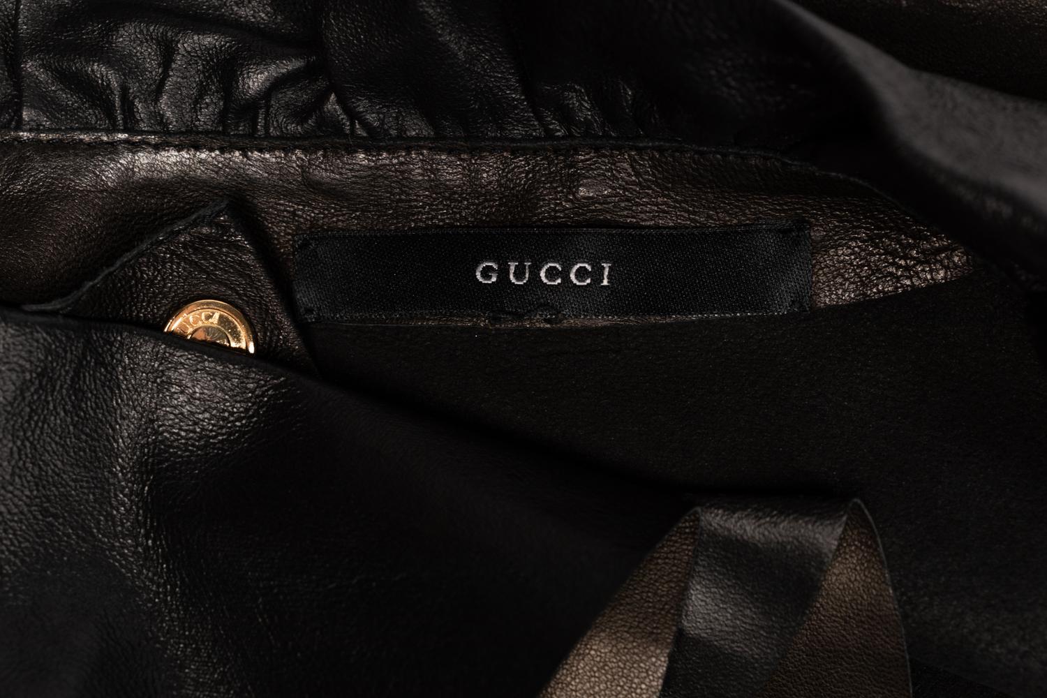 Gucci Leather Shirt