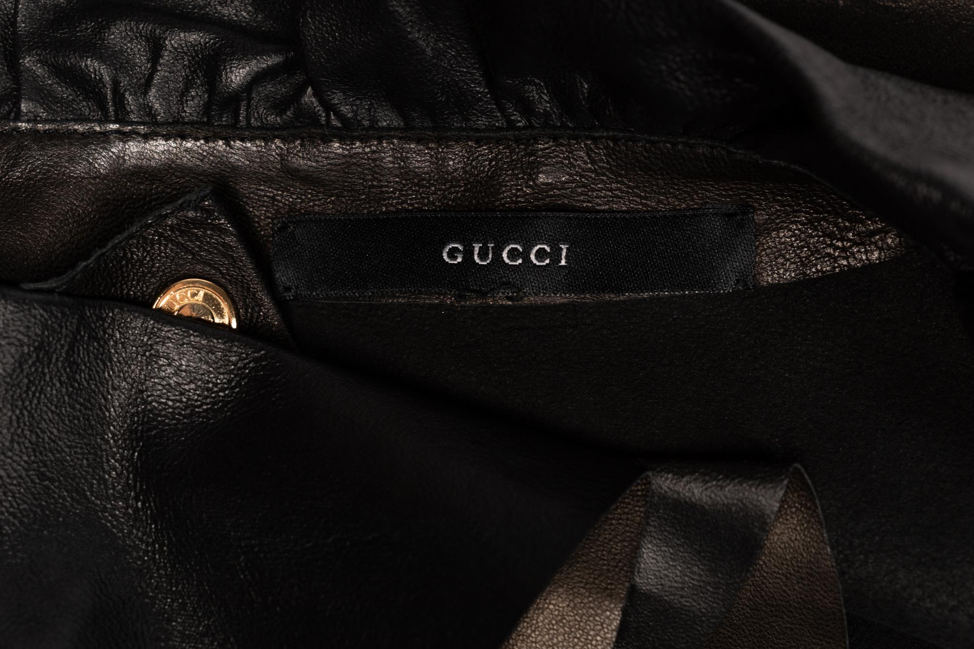 Gucci Leather Shirt