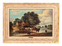 Horses Beside a River